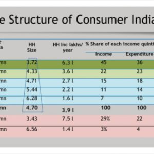 Income Structure of Consumer India