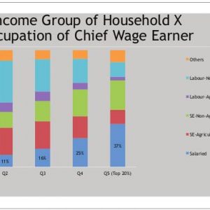 Income Group of Household X Occupation of Chief Wage Earner